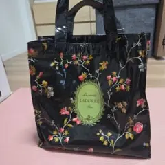 LADURÉE フラワープリント トートバッグ