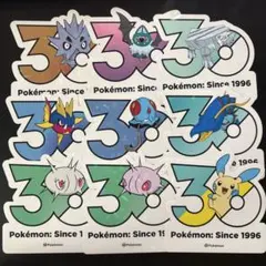 韓国限定 30周年記念ステッカー 17枚セット ポケモン POKEMON - メルカリ