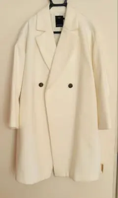 ★本日値下げ★AZUL by moussy ホワイト ダブルブレスト コート