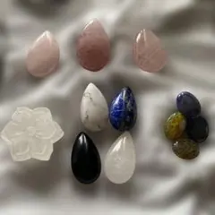 ケ*プ様 天然石 ルース、パーツ12個セット　A