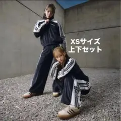 アディダス アディブレイク ベロア トップス ブラック XS 重盛さと美