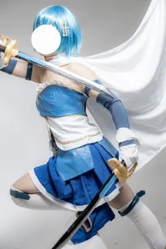 まどマギ 美樹さやか コスプレ 衣装 ウィッグつき 魔法少女まどか☆マギカ