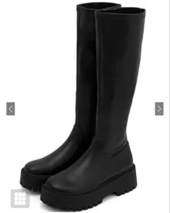 ロングブーツ 厚底 23.5