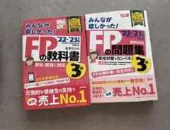 美品　みんなが欲しかった！FPの教科書&FPの問題集3級 2022〜2023