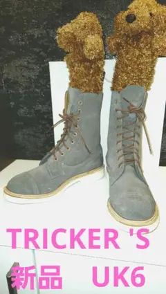 新品　Tricker's　 スエードブーツ　トリッカーズ　UK6 レディース