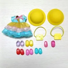 リカちゃん ミキちゃんマキちゃん　服 アイスクリームドレス 靴 帽子かばん