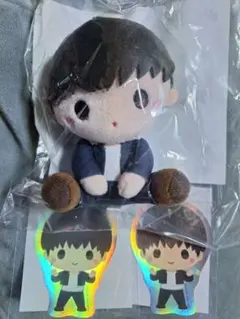 呪術廻戦 懐玉 玉折 セガ ラッキーくじ　灰原　オーロラステッカー　ぬいぐるみ