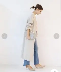 Deuxieme Classe FLANNEL ロングカーディガン