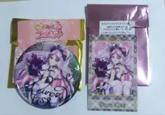 アイドルプリキュア感謝祭　キュアキッス　缶バッジ　フォトカード