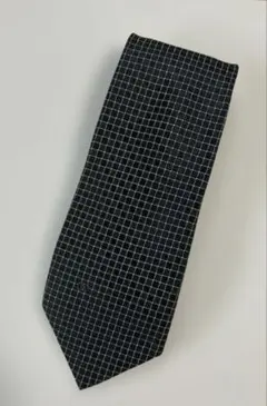 CHANEL シルクネクタイ 格子柄 ネイビーのサムネイル