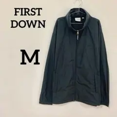 【FIRST DOWN】 シンプル ナイロンジャケット ブラックのサムネイル
