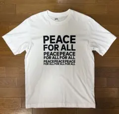 ユニクロ　PEACE FOR ALL グラフィックt ホワイト Sのサムネイル