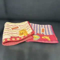 FisherPrice 動物キャラクタータオル 2枚セット　新品タグ付き　値下げのサムネイル