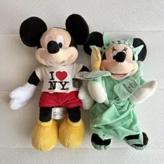 【NY限定】ディズニーストア ミッキーマウス ミニーマウス ぬいぐるみ