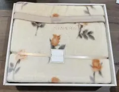 【新品】NINA RICCI ニナリッチ マイヤー毛布 花柄 箱付き