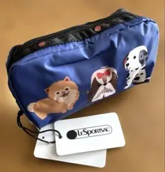 【新品】LeSportsac ポーチ　犬柄