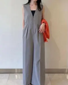 未使用に近い★LOUNIE Oggiコラボ オールインワン サロペット36のサムネイル