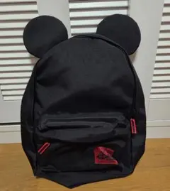ミッキー 耳付き 黒バックパック リュック ディズニーリゾート