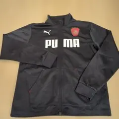 PUMA ジップアップジャケット 150 黒