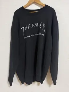 THRASHER スラッシャー スウェット ブラック XL