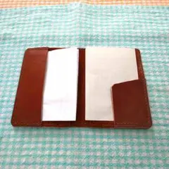 グローブレザー ダークブラウン A7メモ紙カバー