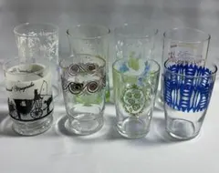 昭和レトロ　アデリア　グラス　8個