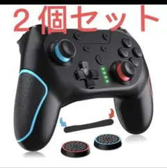 Switch コントローラー 背面ボタン付き　1000mAh大容量　2個セット
