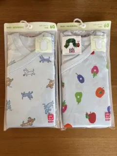UNIQLO 肌着 ボディスーツ 2枚セット サイズ60