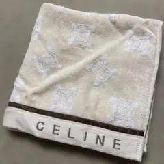 セリーヌ マカダム柄 ベージュ ウォッシュタオル ハンドタオル 未使用