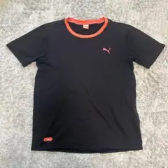 Puma 黒/オレンジ Tシャツ