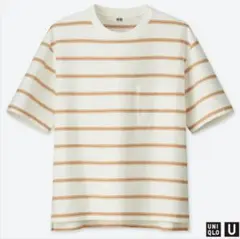 ユニクロ　U　オーバーサイズ　ボーダーTシャツのサムネイル