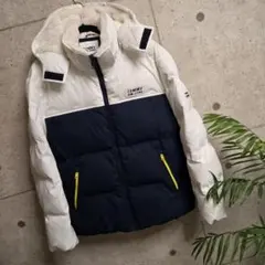 TOMMY JEANS フード付きダウンジャケット XL