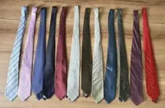 ネクタイセット 12本　HUGO BOSS、カルバンクライン他　タイハンガー付き