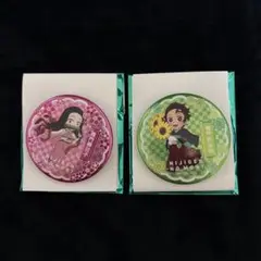鬼滅の刃 ニジゲンノモリ ネオン缶バッジ 竈門炭治郎 竈門禰豆子