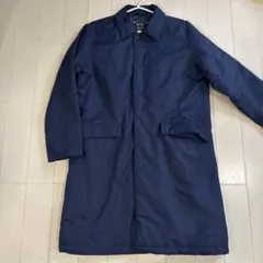 nano universe ネイビー ステンカラーコート