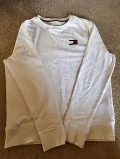 TOMMY HILFIGER ホワイト長袖トレーナー M