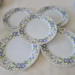 NARUMI 花柄皿 5枚セット 19cm
