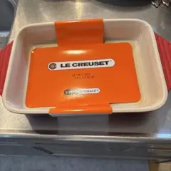 LE CREUSET バターボックス　バターケース オレンジ　新品 LE CREUSET バターボックス バターケース オレンジ 新品
