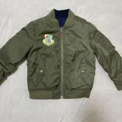 リバーシブル　MA-1ジャケット オリーブ ネイビー