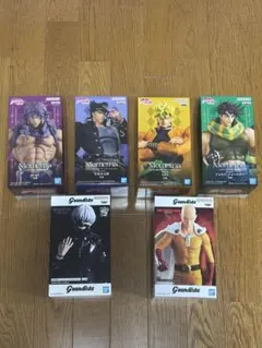 ジョジョの奇妙な冒険 ワンパンマン 東京喰種 フィギュア 6体セット 新品未開封