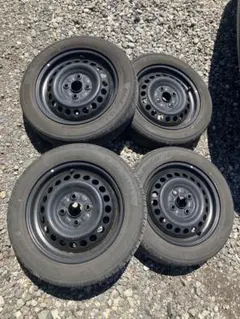⑤155/65R14 中古タイヤホイール2本 - メルカリ