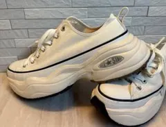 CONVERSE ALL STAR 厚底スニーカー オフホワイト