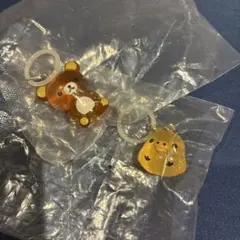 リラックマ　クリアマスコットチャーム　カプセルトイ　ガチャ