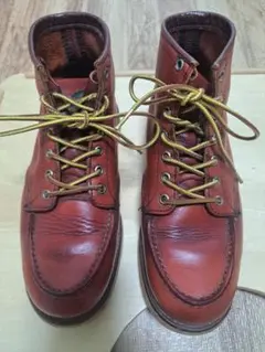 RED WING 95半円犬タグUSA製875赤茶6ハーフE レッドウィング古着のサムネイル
