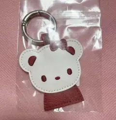 新品 familiar ファミリア ネームホルダー　リアちゃん　赤