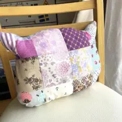 クッション ハンドメイド パッチワーク 猫