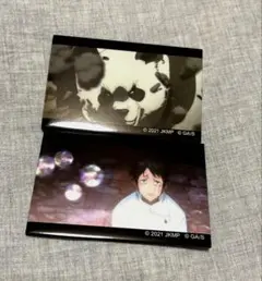 呪術廻戦 場面写 トレーディングスクエア缶バッジ 五条悟 伏黒恵 2点セット 呪術廻戦 場面写 トレーディングスクエア缶バッジ 五条悟 伏黒恵