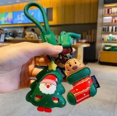 バッグチャーム　クリスマスキーホルダー　2種セット