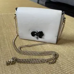 【美品】ZARA TRF ホワイト クラッチバッグ