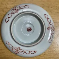 骨董品 豆皿 小皿 仙人図 赤絵